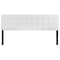 Flash Furniture King, Bedford Headboard, White Fabric HG-HB1704-K-W-GG - alternate 9